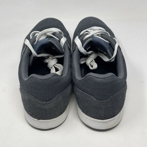 Osiris Sleak Sneakers Mens 12 Gray Suede Mesh Skateboarding Skate Grunge Shoes - Picture 11 of 16